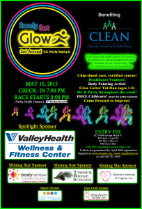 Final Glow Run Poster 2015